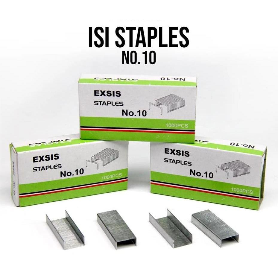 

[1 Kotak Kecil] Isi Staples Kecil No 10 EXSIS