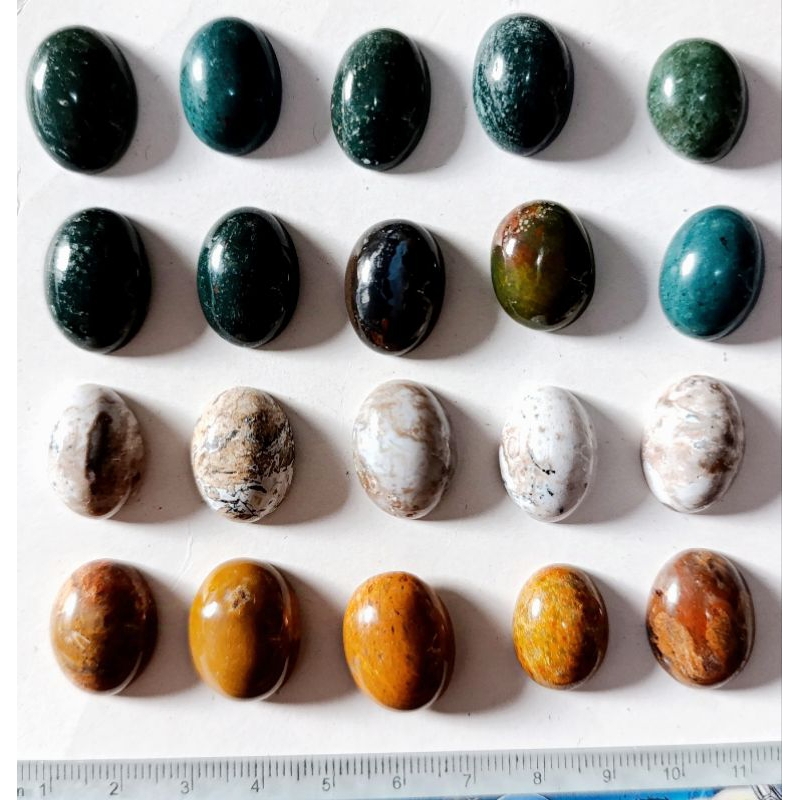 LS 34 Batu Jasper Asli Alam Natural Untuk Mata Cincin Liontin dll