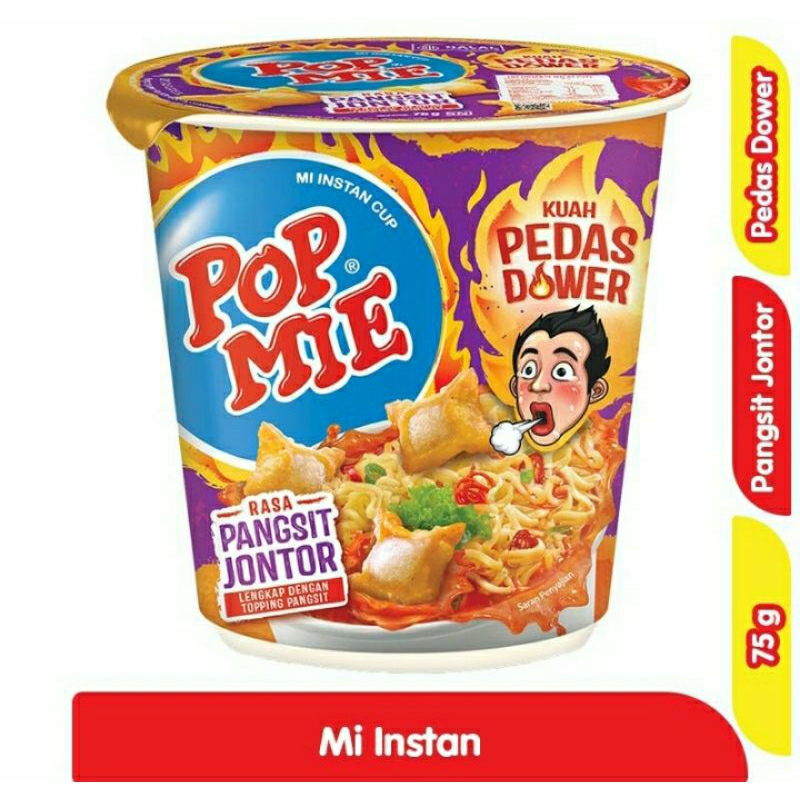 

Pop Mie Kuah Pedas Dower Pangsit Jontor 75 g