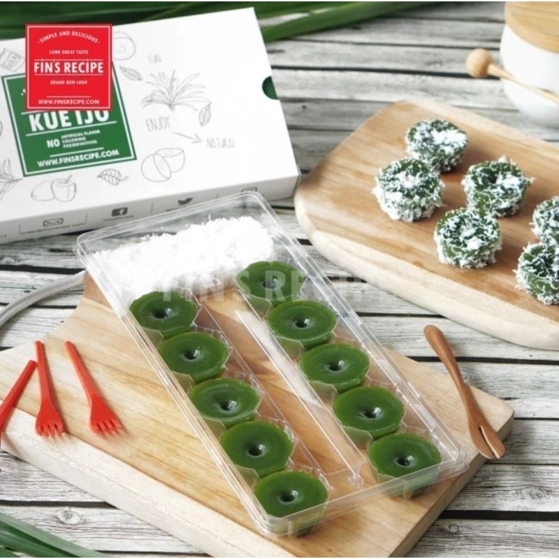 Jastip Fin's Recipe - Fins Recipe - Kue Pulut Kue Ijo Onggol Ager Cenil