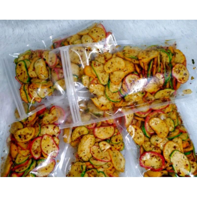 

keripik kering/keripik seblak bantet