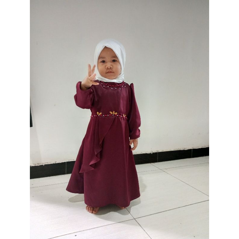 dress anak , gamis anak ,abaya,pakaian muslim anak