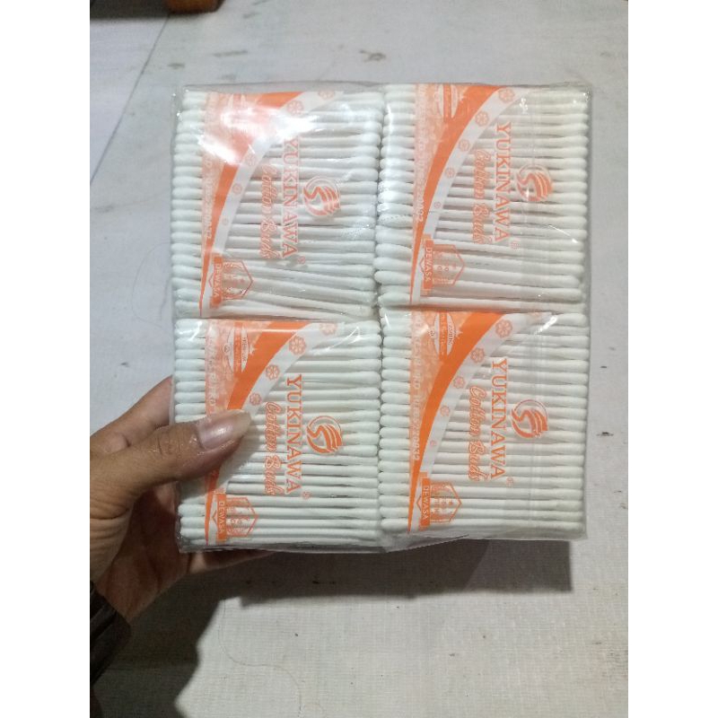 12 pack COTTON BUDS YUKINAWA DEWASA & BABY COTTON BUDS PUTIH
