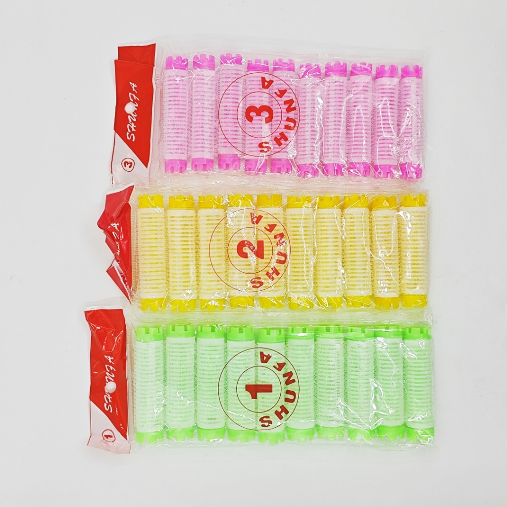 10pcs Roll Keriting Akar Root Perm Roll Salon Rol Korean Perm