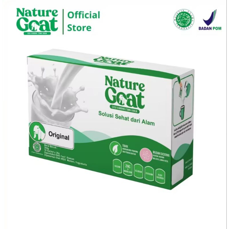 

Susu Kambing Etawa rasa Original - NatureGoat