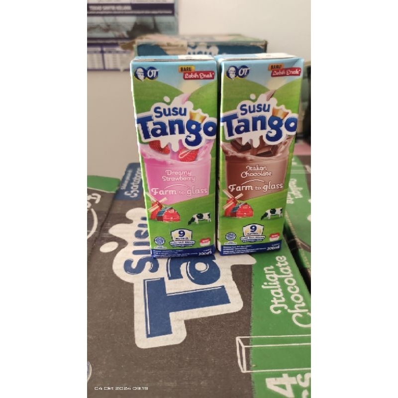 

susu tango 200ml rasa coklat dan strawberry