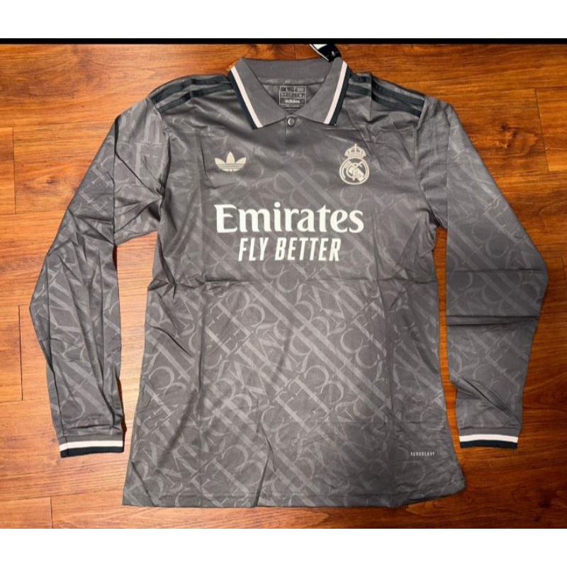 Jersey baju bola grade Ori Long Sleeve Real Madrid 3rd2024-2025 New