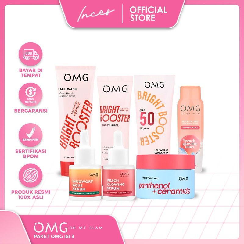 INCES - OMG OH MY GLOW SKINCARE TERMURAH