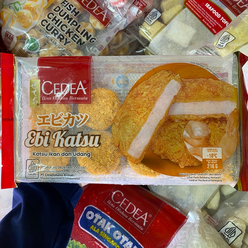 

Cedea Ebi Katsu Ikan Dan Udang 216gr