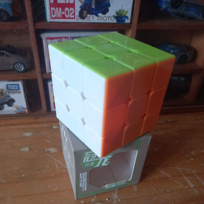 Mainan Kubus Rubik 3x3 Stickerless Ori Asli Original