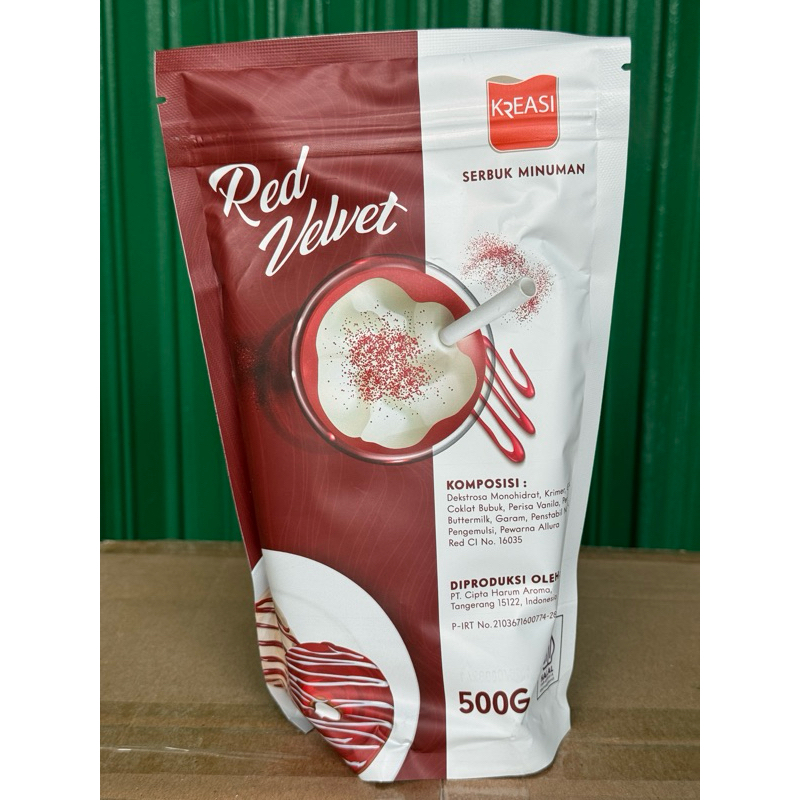 

bubuk minuman red velvet 500gr