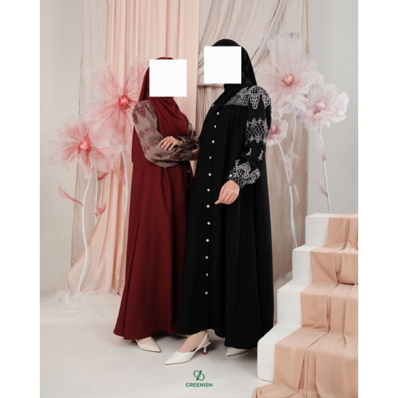 Asra Dress Greenism Gamis Bordir