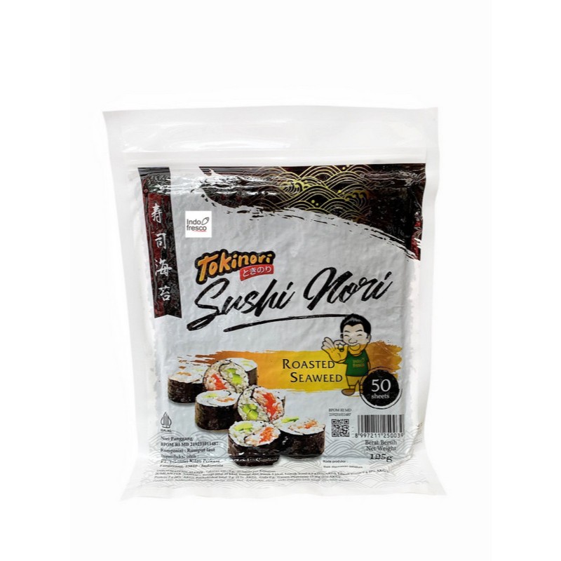 

Tokinori Yaki Sushi Nori- Roasted Seaweed- Rumput Laut 50 pc