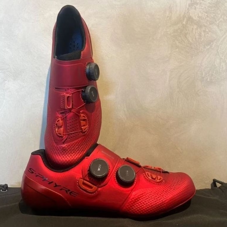 Sepatu shimano SH-RC902 Roadbike Shoes Red
