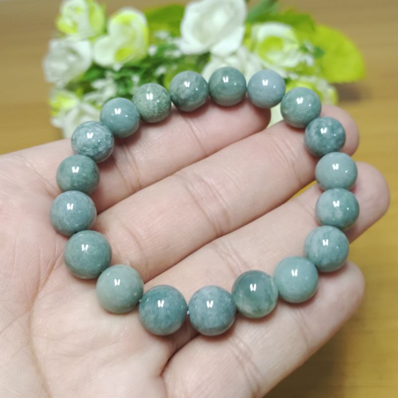 Gelang Giok Type A Burma Jade Biru