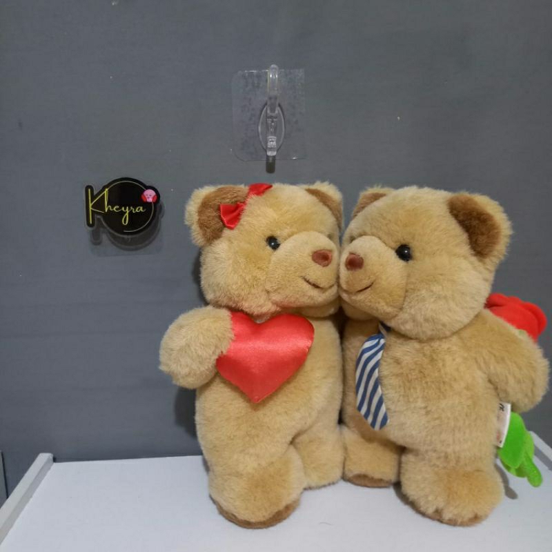 Boneka Teddy Bear Couple Canterburry Original