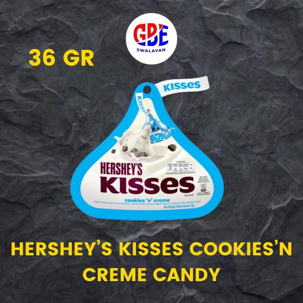 

Hershey's Kisses Cookies'n'Creme Candy 36g