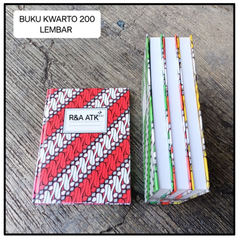 

1 Pcs Buku Tulis Kwarto Isi 200 Lembar COVER TEBAL