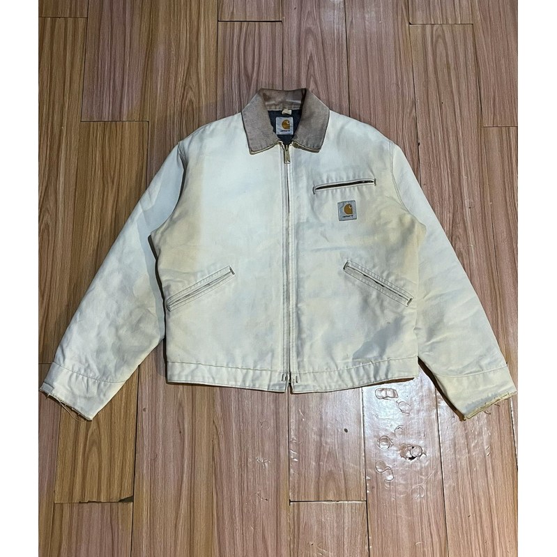 detroit jacket carhartt j01 brn vintage 90'