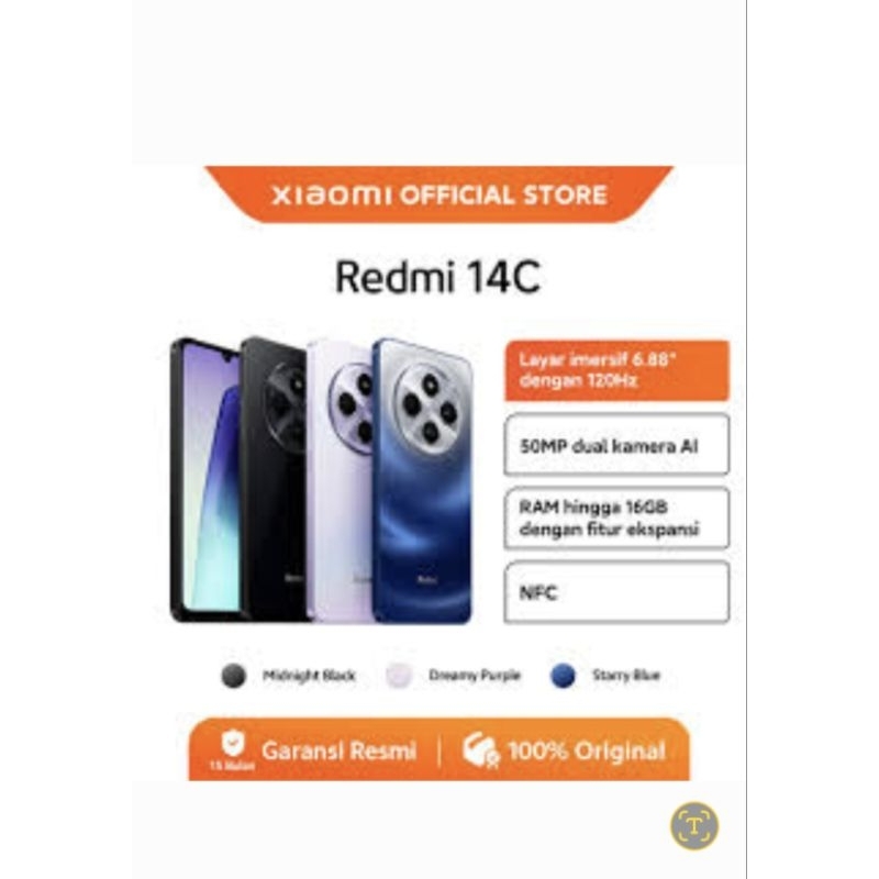Xiaomi readmi 14C resmi