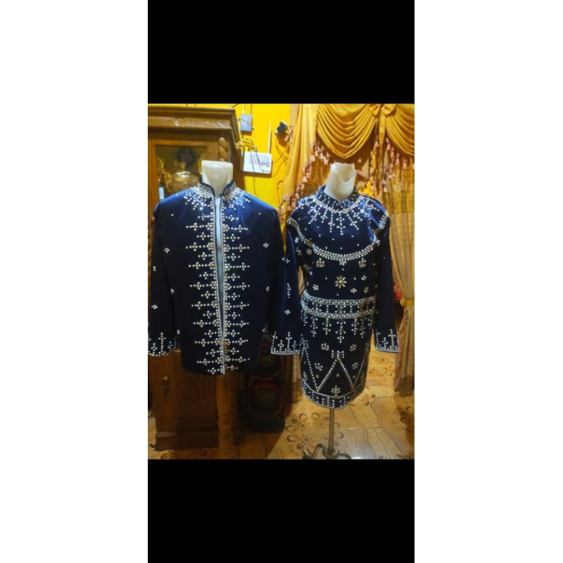 baju pengantin Palembang modern