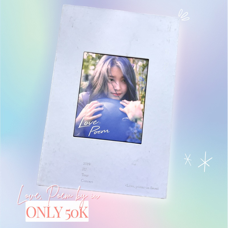 [READY] IU Love Poem Tour Concert Bluray Official POSTCARD / pc album Lilac bylac hilac dlwlrma uaen