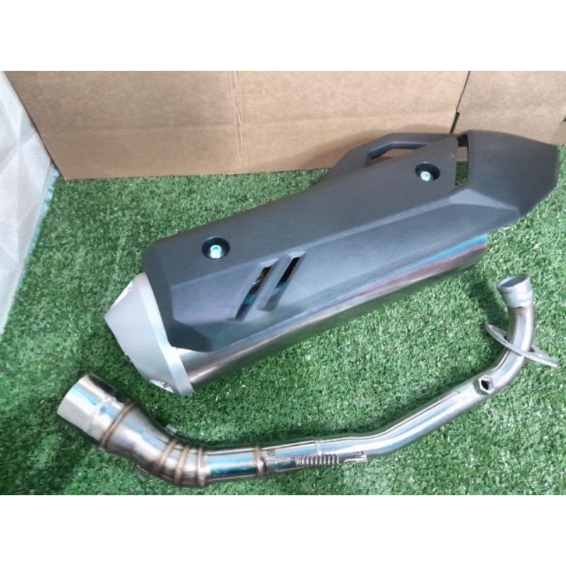 knalpot racing pcx/vario suara bass adem