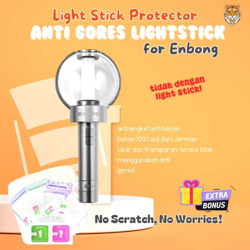 

Enhypen ENBONG Engene Anti Scratch / Light Stick Protector | Anti Gores | Anti Lengket for Lightstick (Hanya ANti Gores bukan Lightstick)