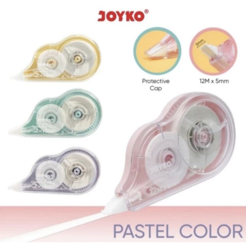 

Correction Tape/Tip ex Joyko CT -522 PTL (2pcs) 12 meter
