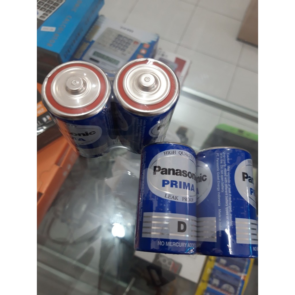Baterai besar Panasonic Prima Type D Baterai Senter / Radio