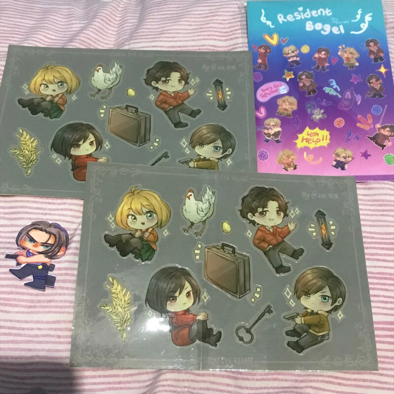

resident evil 4 sticker leon kennedy ada wong ashley