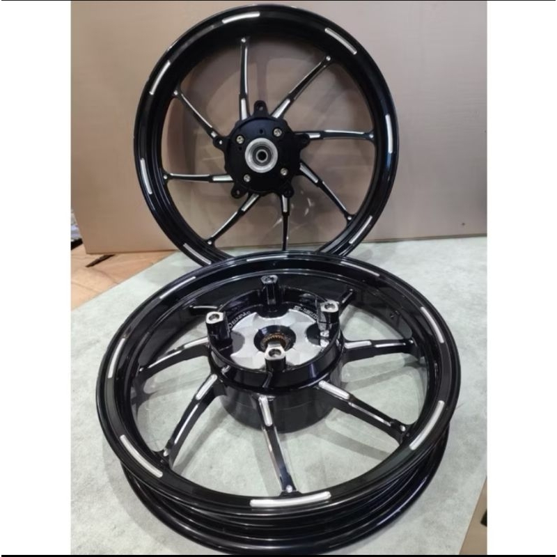 VELG DND DELKEVIC ORIGINAL M8 185x14 215x14 PCX160 PCX150 ABS CBS M8 PCX 150 160 abs cbs pelek stylo