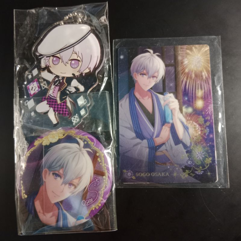 Idolish7 Sogo Osaka Kimono Badge , Keychain , card set