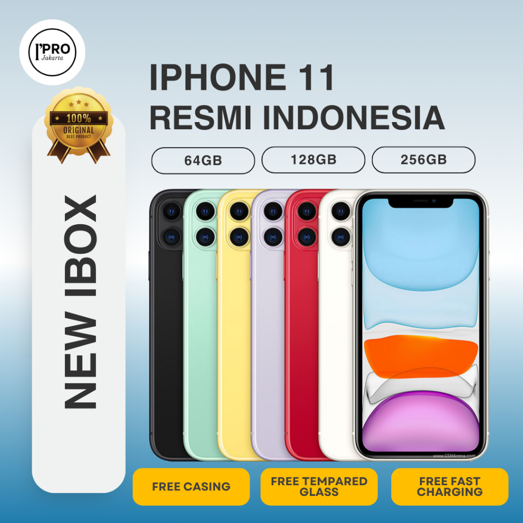 iPhone 11 64GB NEW iBox Garansi Resmi Indonesia