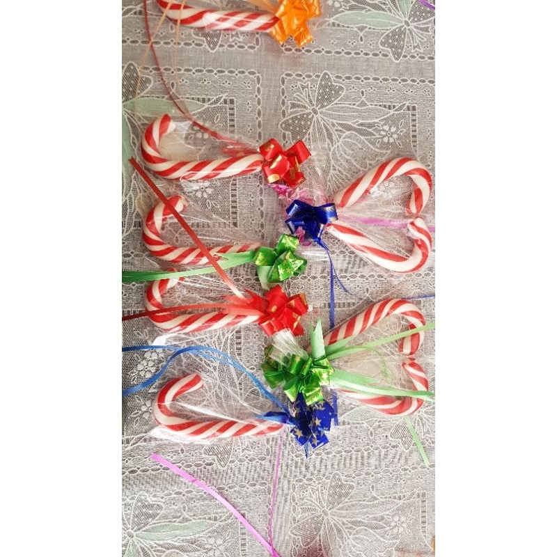 

paket permen tongkat natal 9cm isi 250