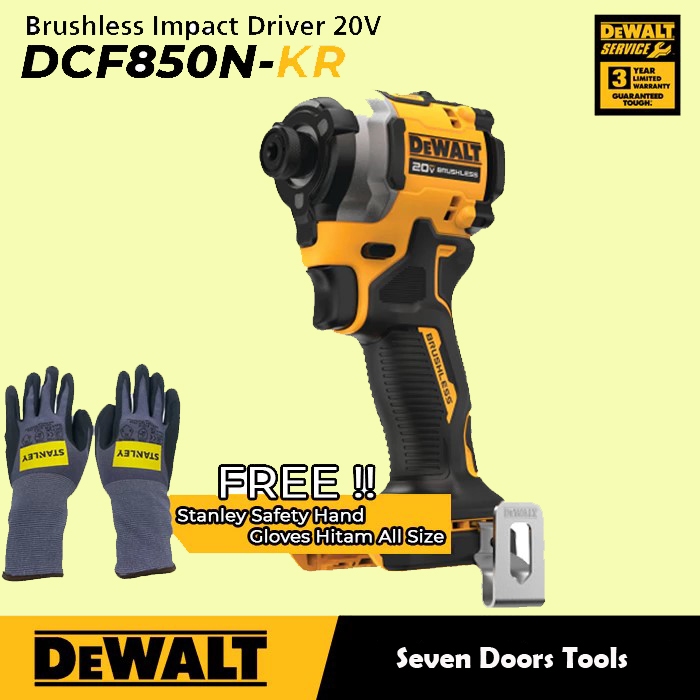 Dewalt Brushless Impact Driver / Obeng Impact 20V DCF850N