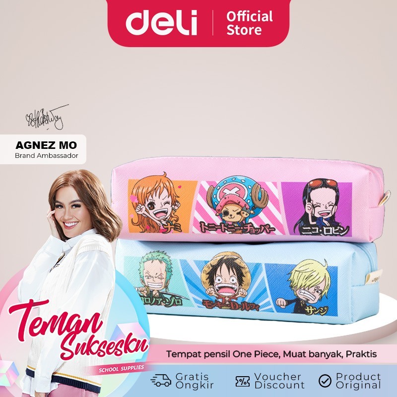 

Deli School Pencil Case / Tempat Pensil Karakter One Piece Lucu EH912