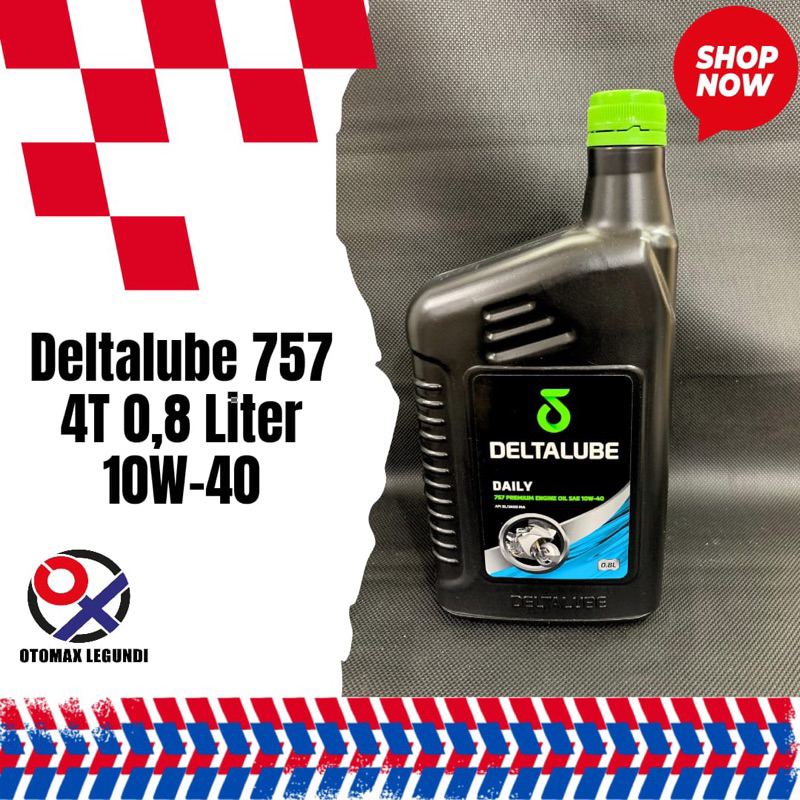 Deltalube daily 757 4T 0,8 Liter 10W-40