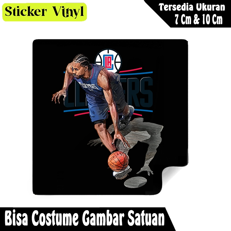 

Radit667 Stiker Sticker Pemain Basket Kawhi Leonard Clopers Bahan Vynil Tahan Air Bisa Custom Gambar