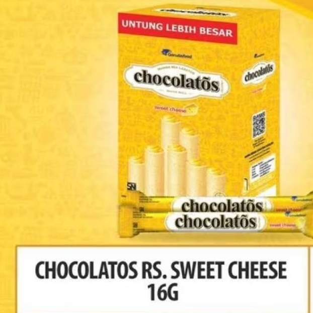 

Chocolatos Sweet Cheese 24 x 16g. JR