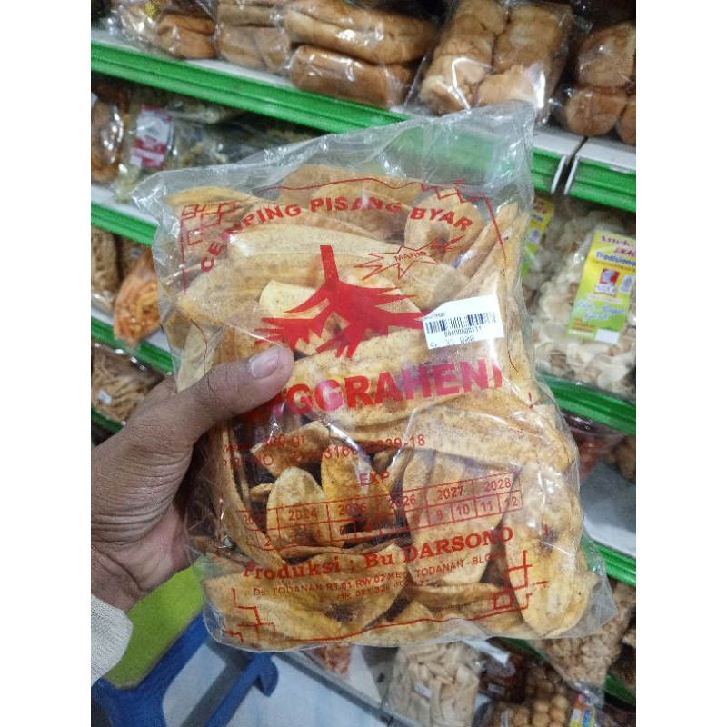 

Criping Pisang Byar Produksi Bu Barsono