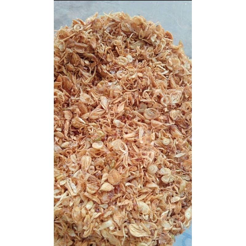 

Bawang Goreng 1 KG Asli Brebes Tanpa Campuran Renyah Kriuk