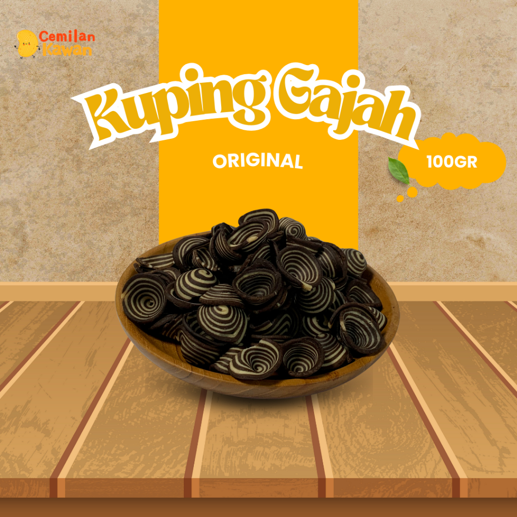 

Cemilan Kawan - Kuping Gajah 100 gram Snack Kiloan