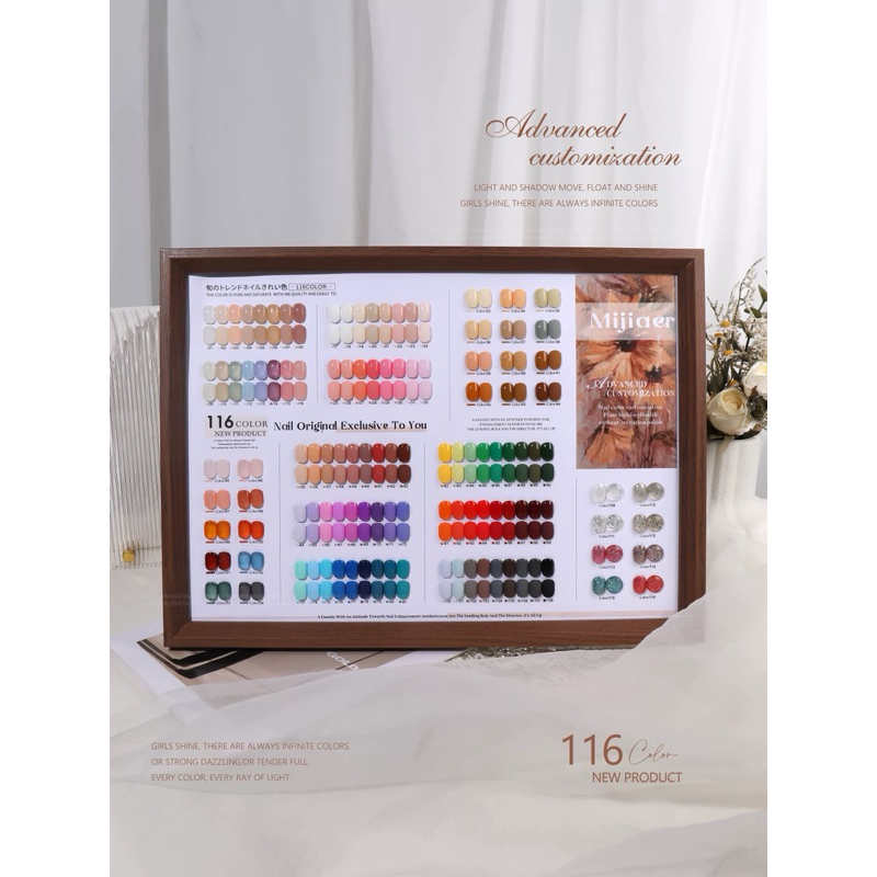 MIJIAER 116 COLOUR NEW GEL POLISH