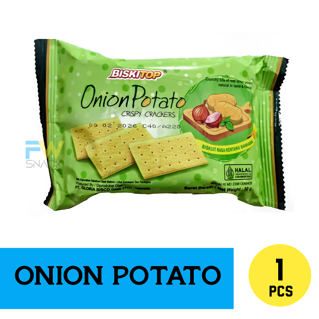 

Biskitop onion potato 50g