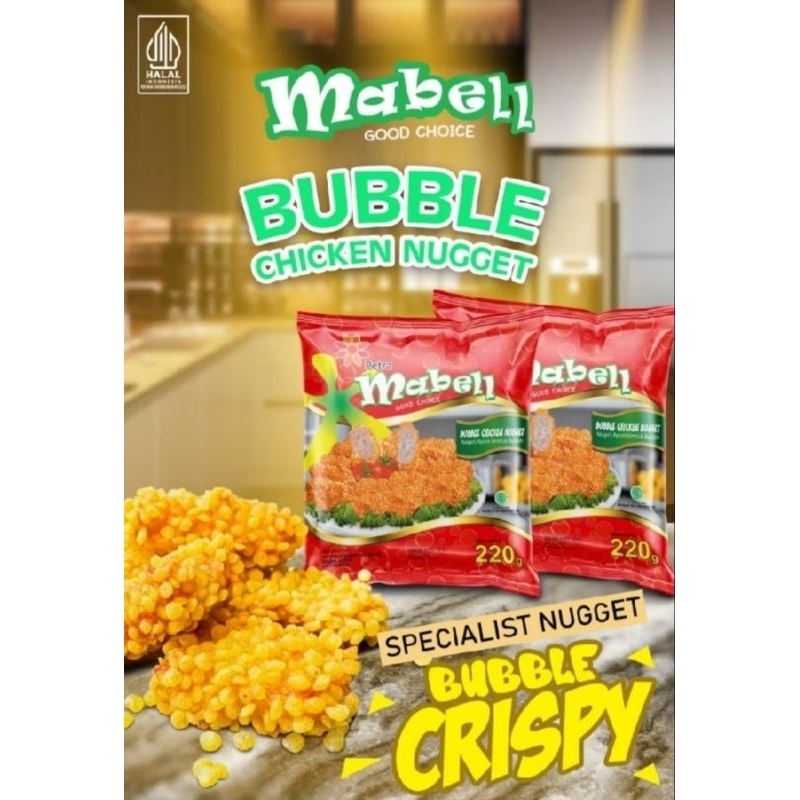 

Mabell Bublle Nugget Ayam 450g