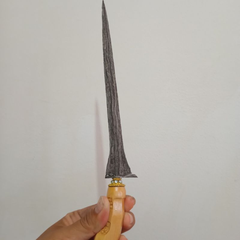 Keris patrem kebo lanjer pamor singkir