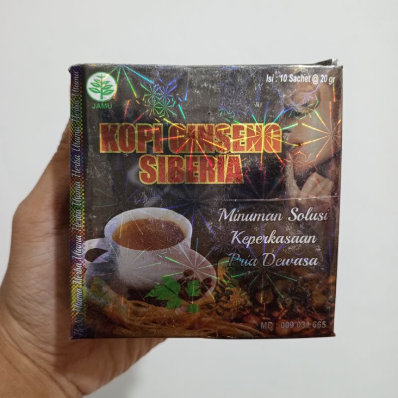 

KOPI GINSENG SIBERIA ISI 10 SACHET