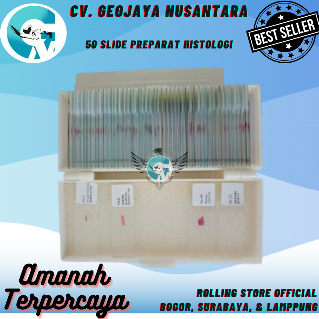 50 Slide Preparat Histologi : Sumber Belajar untuk Mahasiswa Kedokteran