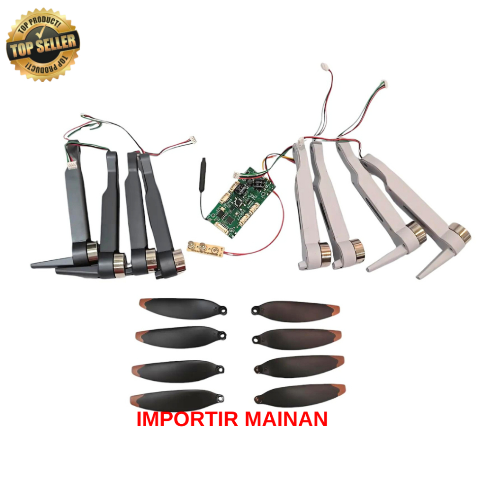 part drone brushless GPS P15 PRO : board motor arm propeller